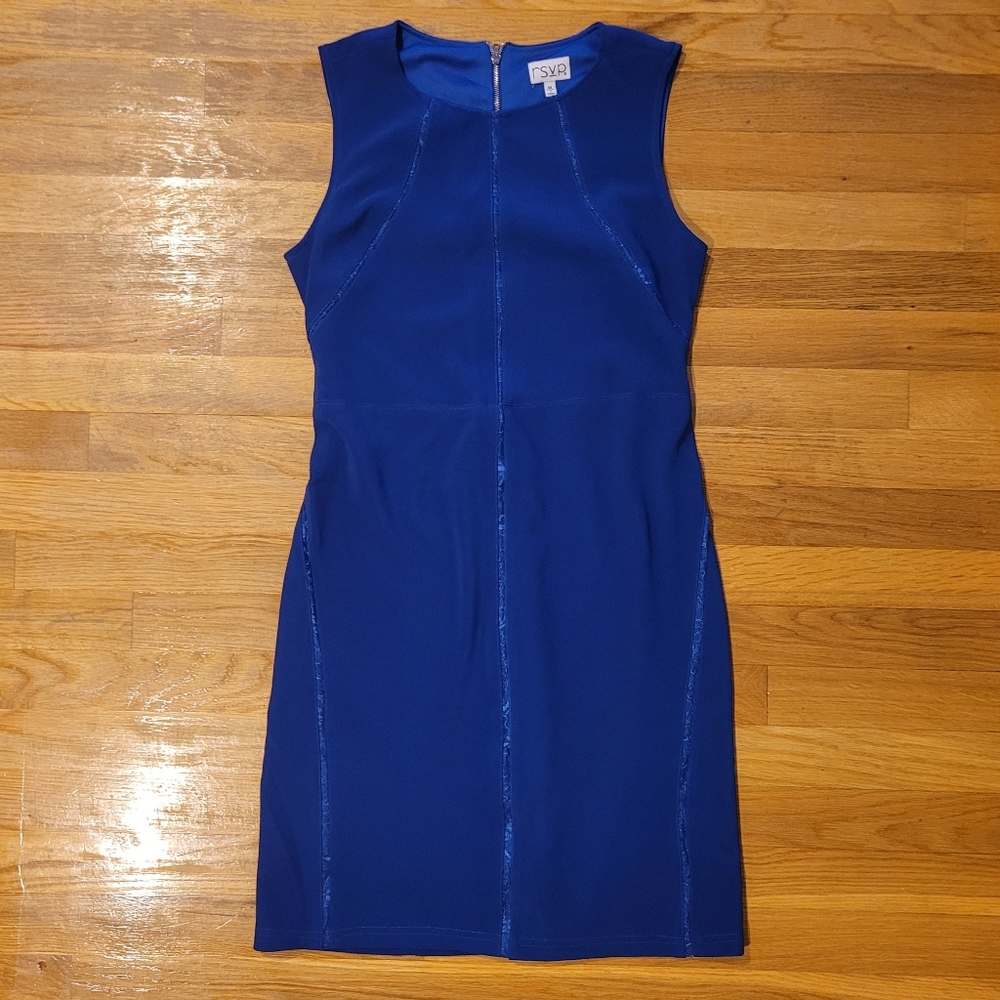RSVP | NWOT blue dress with lace details